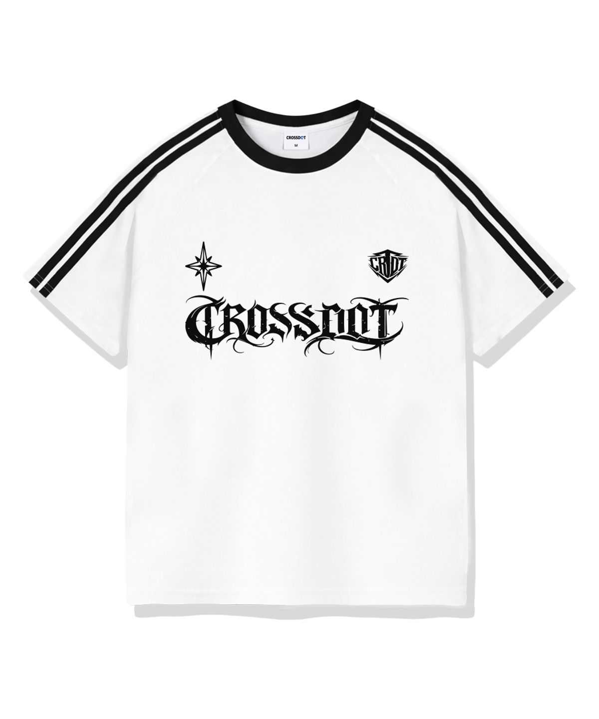크로스닷(CROSSDOT) 팬텀 오버핏 트랙 반팔티셔츠 4 Color [CRSE_3003]