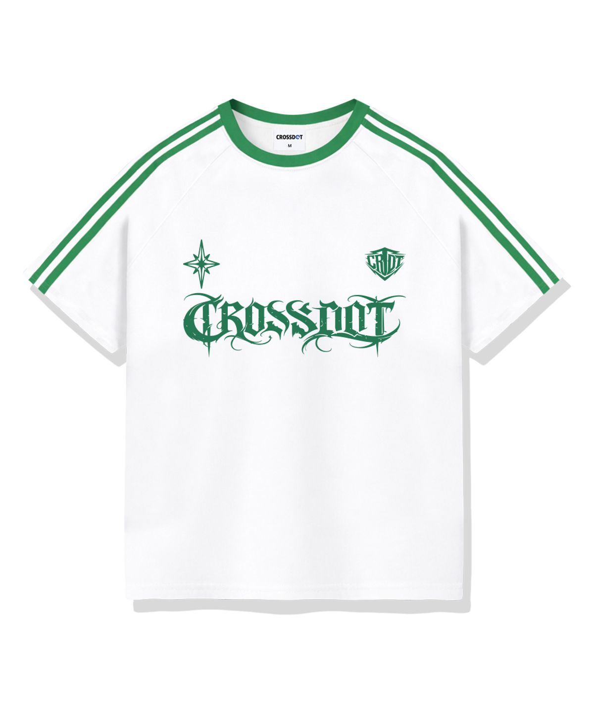 크로스닷(CROSSDOT) 팬텀 오버핏 트랙 반팔티셔츠 4 Color [CRSE_3003]