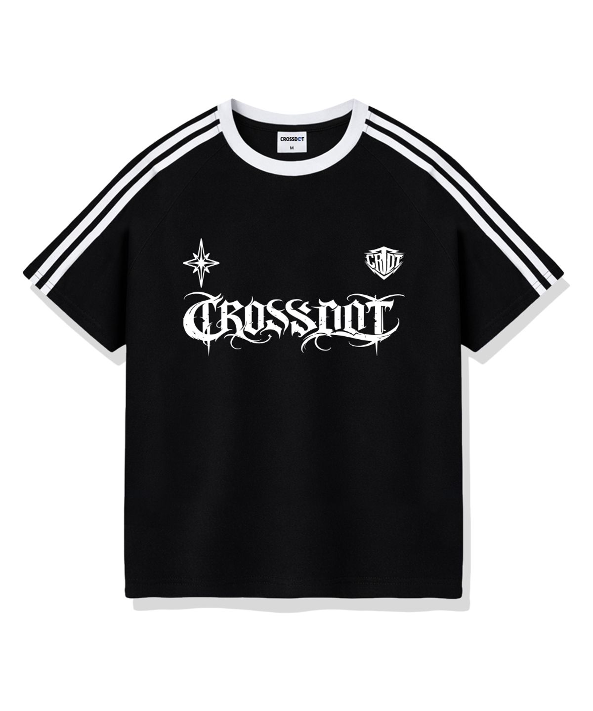 크로스닷(CROSSDOT) 팬텀 오버핏 트랙 반팔티셔츠 4 Color [CRSE_3003]