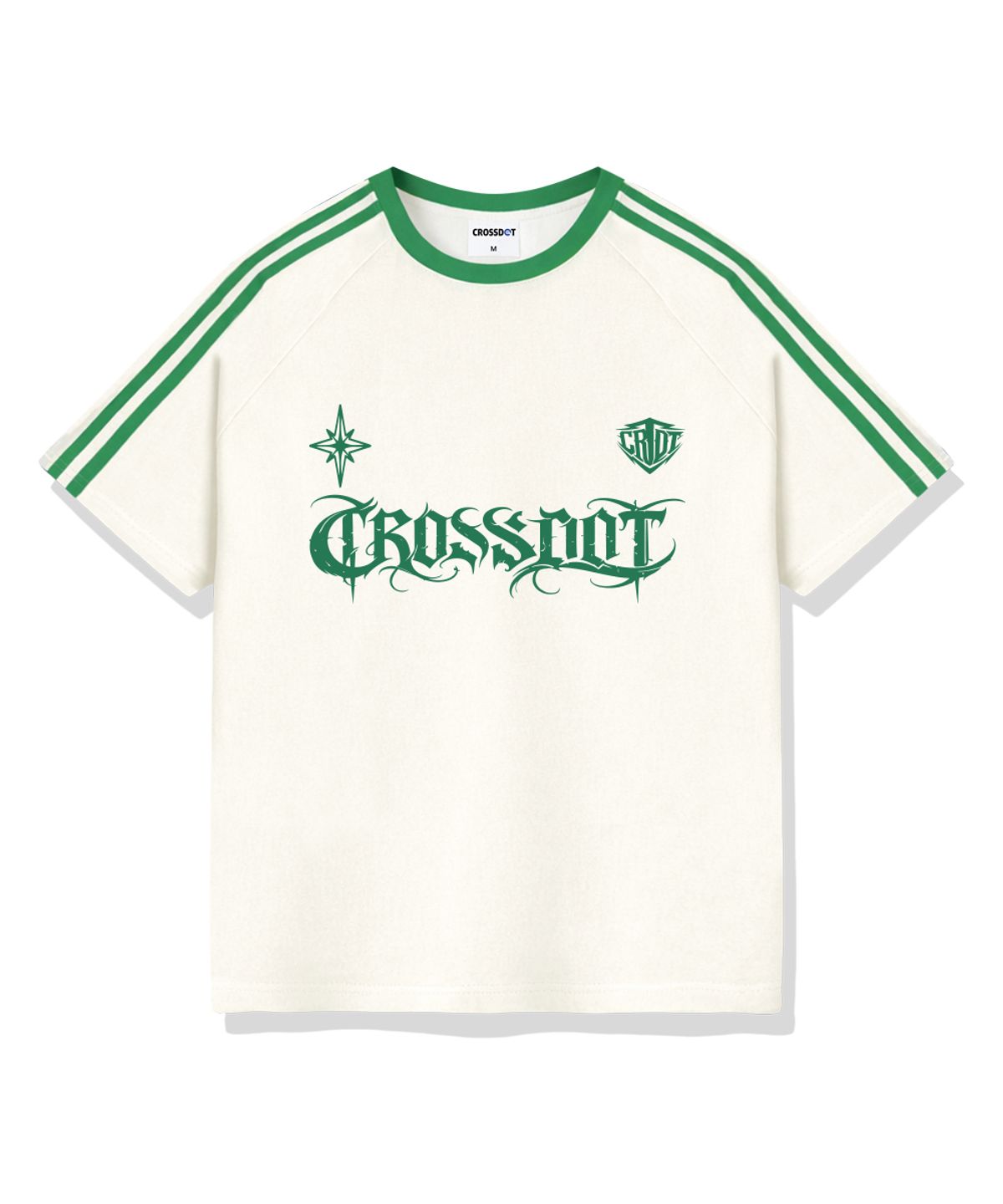 크로스닷(CROSSDOT) 팬텀 오버핏 트랙 반팔티셔츠 4 Color [CRSE_3003]