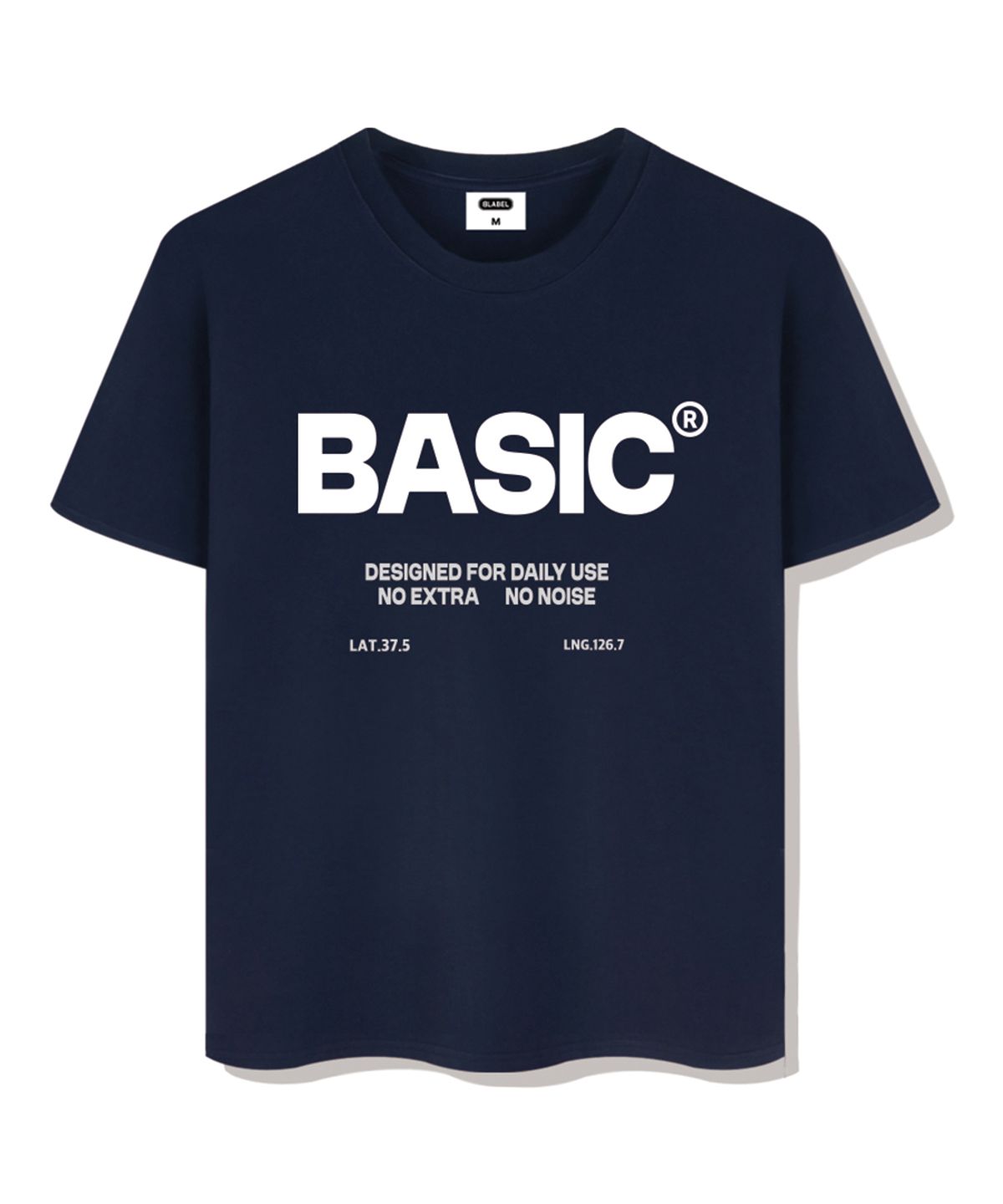 베이직라벨(BASIC LABEL) NoExtras overfit short-sleeved T-shirt 4 Color [BLSE_1002]
