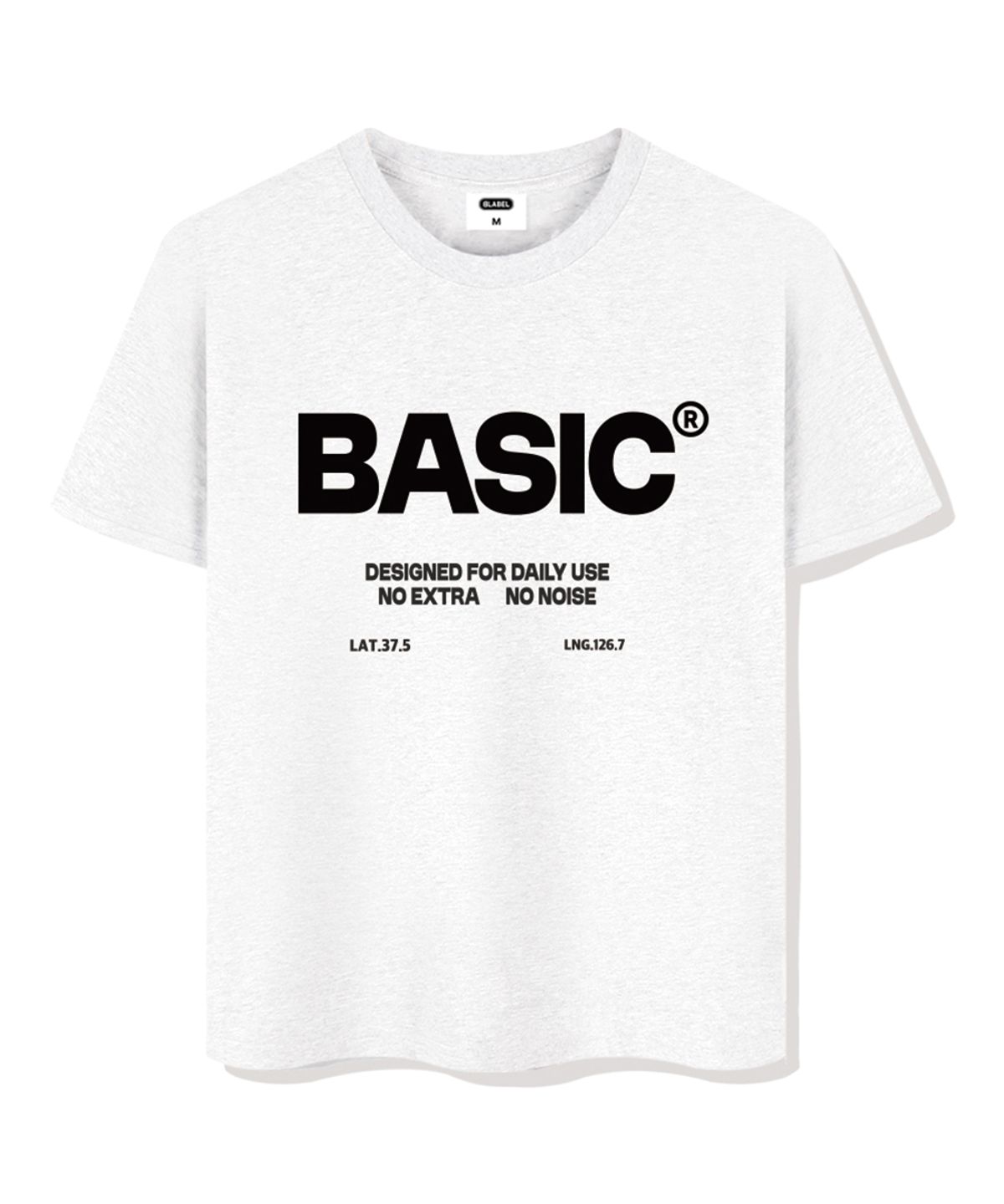 베이직라벨(BASIC LABEL) NoExtras overfit short-sleeved T-shirt 4 Color [BLSE_1002]