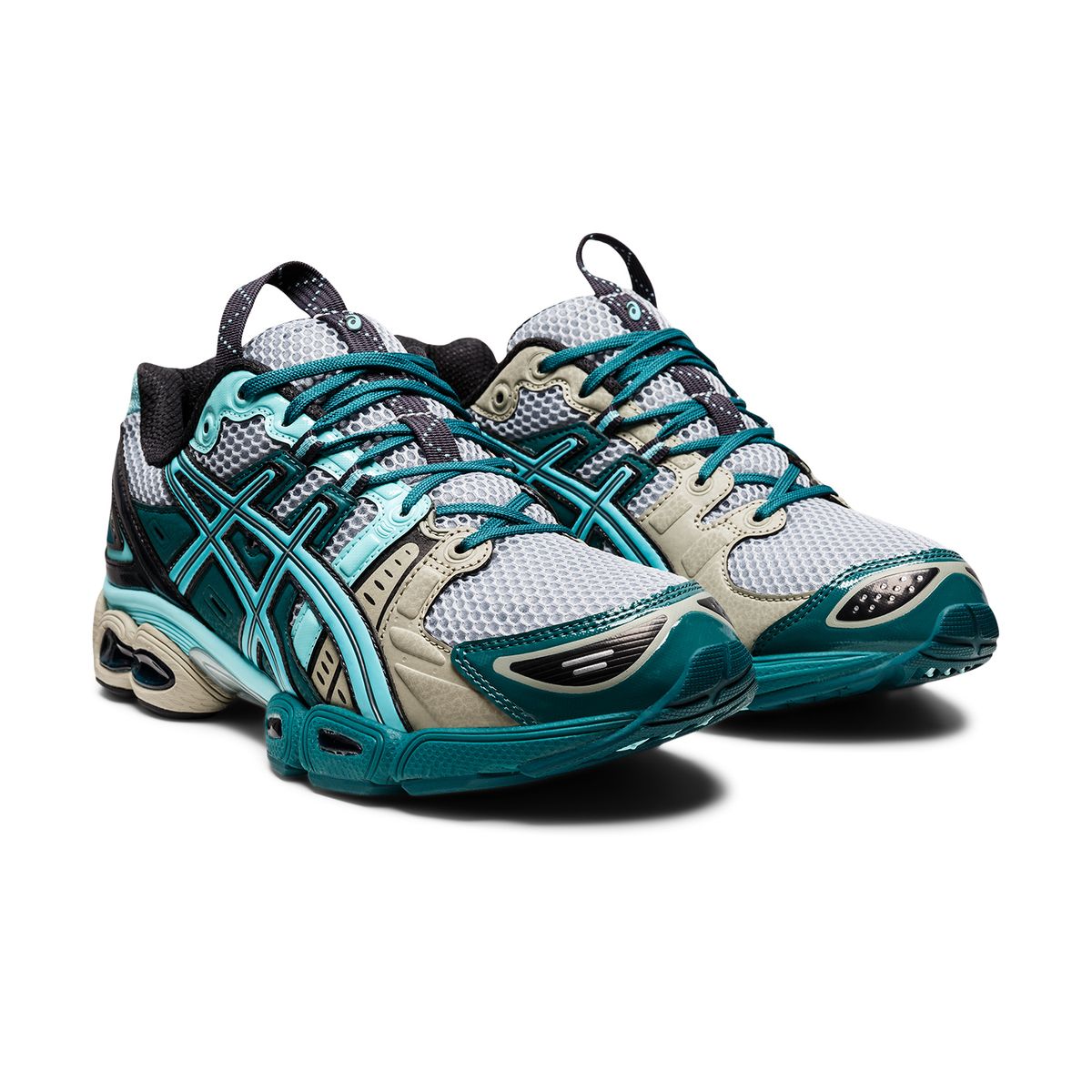 아식스(ASICS) UB3-S 젤-님버스 9 - 피드몬트 그레이:아루바 블루 / 1201A442-020