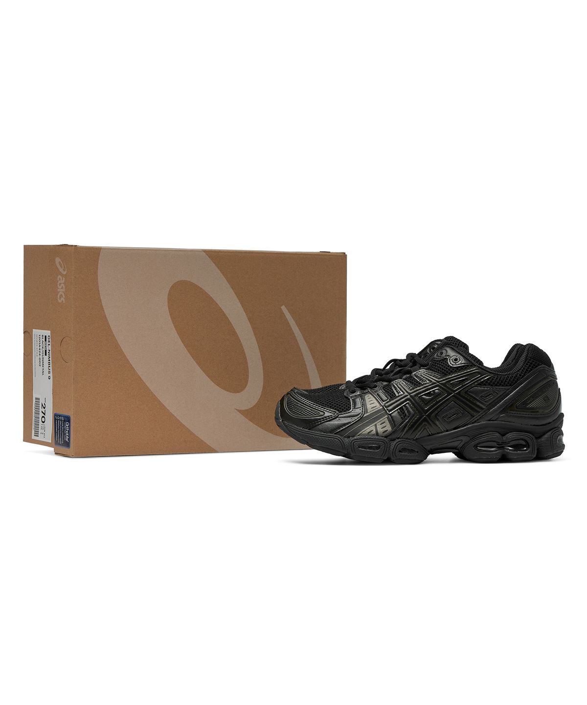 아식스(ASICS) 젤-님버스 9 - 블랙:건메탈 / 1201A424-002