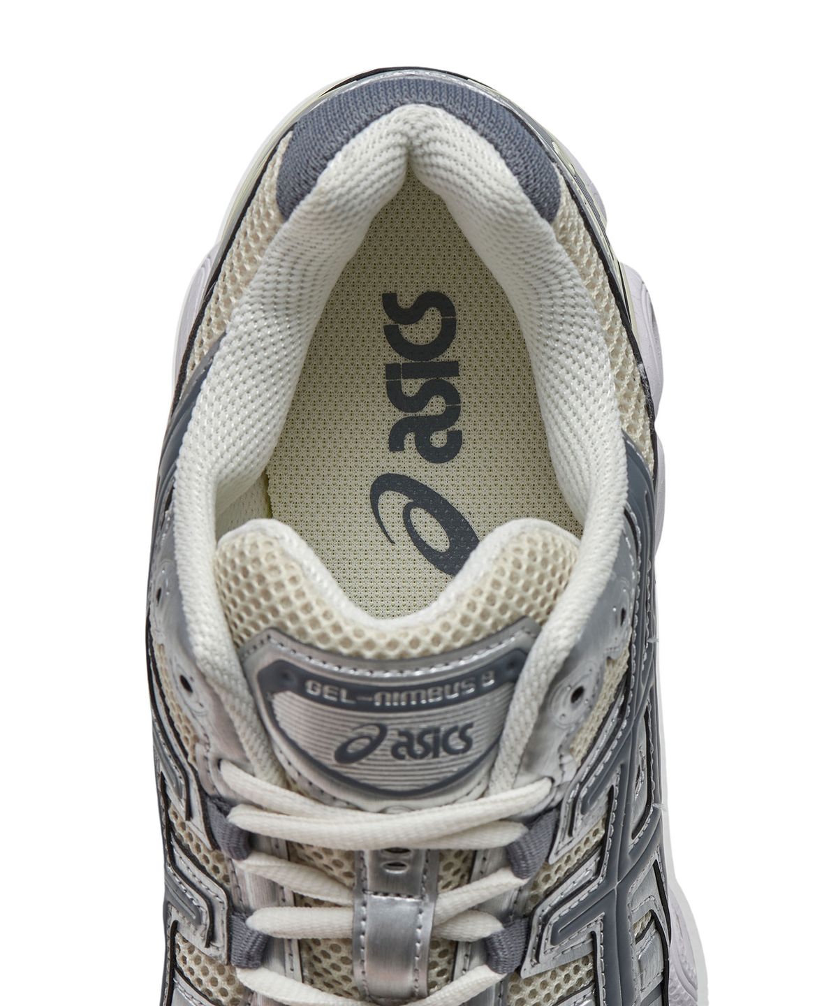 아식스(ASICS) 젤-님버스 9 - 퓨어 실버:메트로폴리스 / 1201A424-021