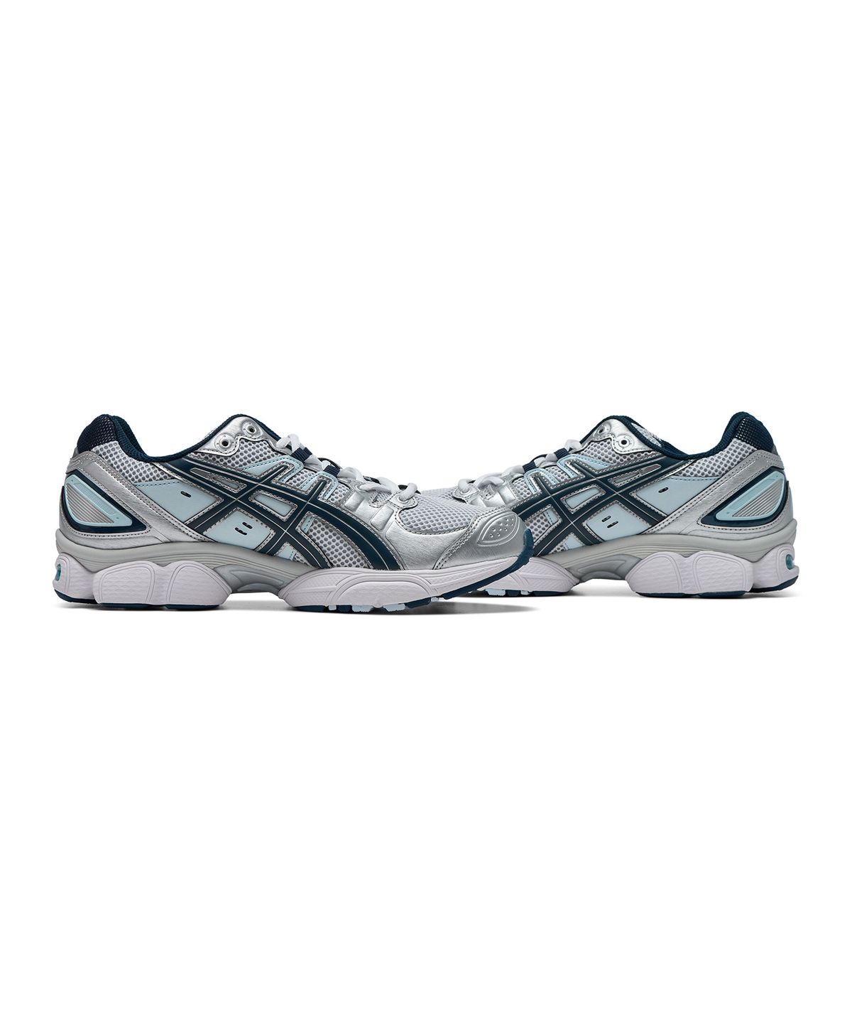 아식스(ASICS) 젤-님버스 9 - 퓨어 실버:프렌치 블루 / 1202A278-020