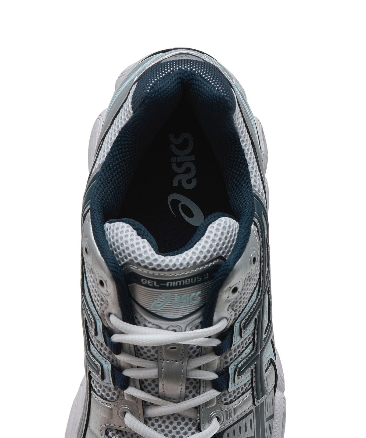 아식스(ASICS) 젤-님버스 9 - 퓨어 실버:프렌치 블루 / 1202A278-020