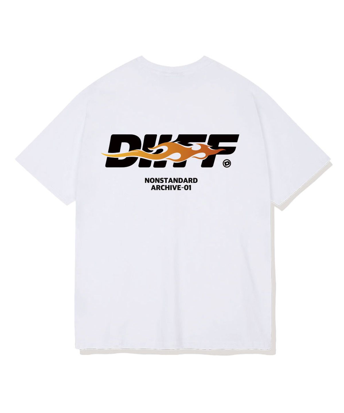 디프(DIIFF) 블레이즈 오버핏 반팔티셔츠 4 Color [DISE_1004]