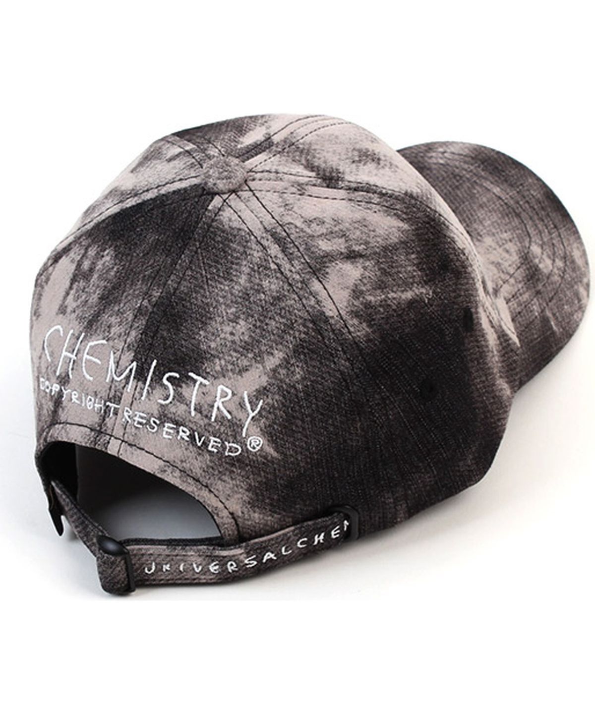 유니버셜 케미스트리(UNIVERSAL CHEMISTRY) Dyed Black Ballcap 나염볼캡