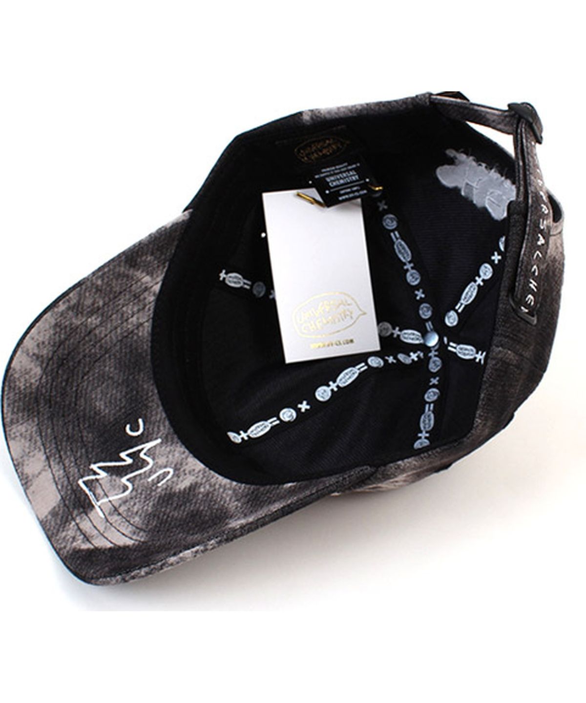 유니버셜 케미스트리(UNIVERSAL CHEMISTRY) Dyed Black Ballcap 나염볼캡