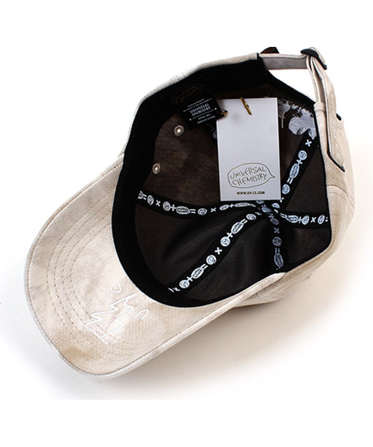 유니버셜 케미스트리(UNIVERSAL CHEMISTRY) Dyed Beige Ballcap 나염볼캡