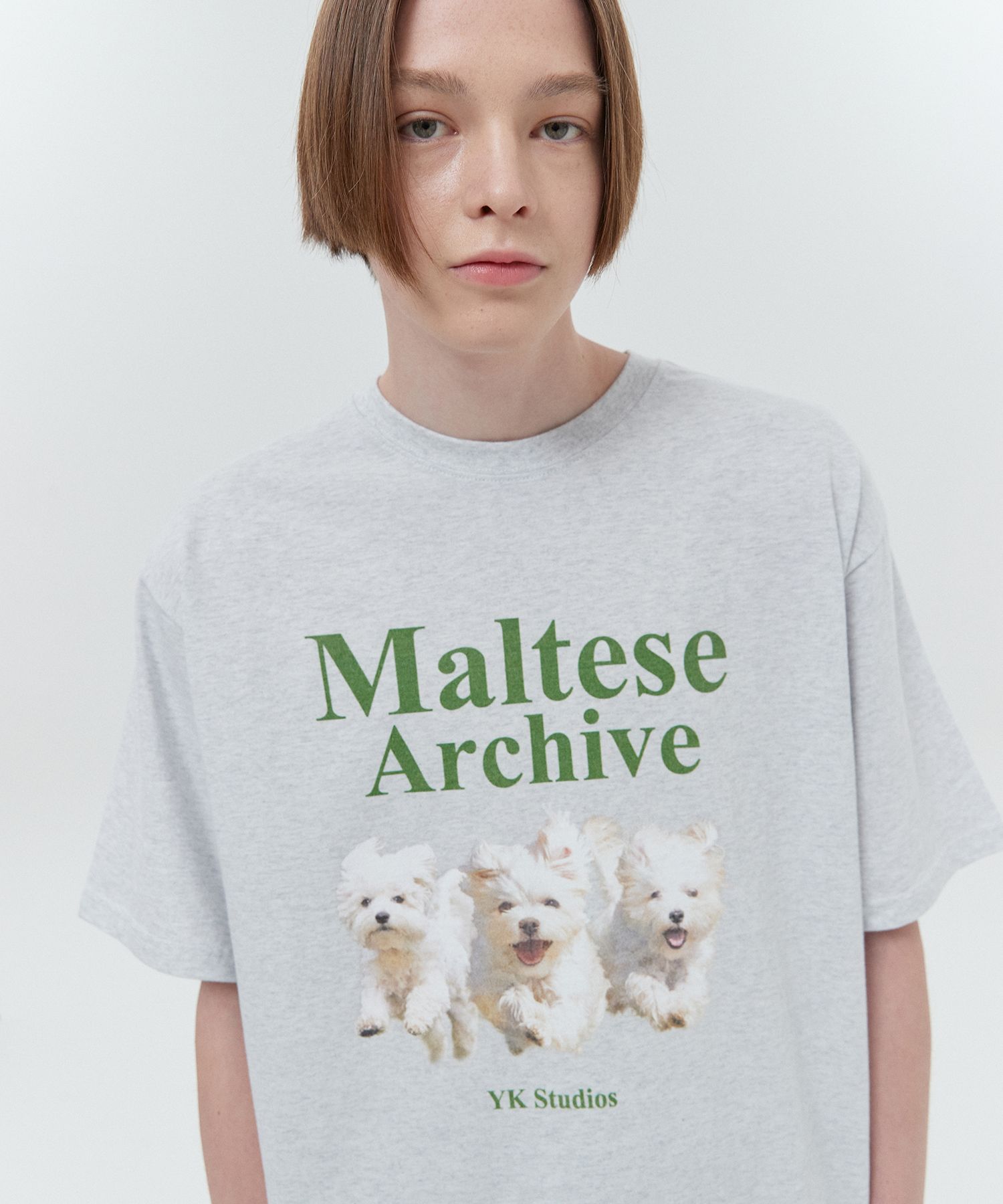 ★WAIKEI★ Maltese Racer Short Sleeve T-Shirt White YK23HSTS MUSINSA | WAI KEI Maltese Racer Short Sleeve T-shirt White