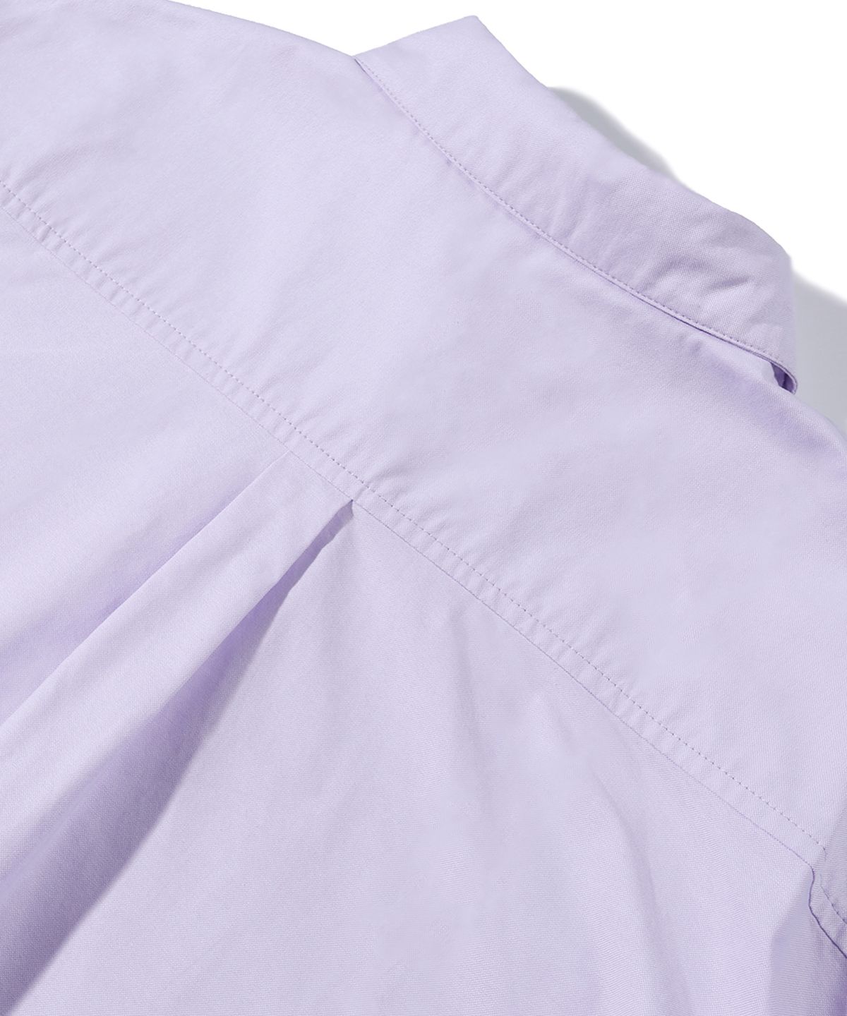트릴리온(TRILLION) 시티보이 보트자수 옥스포드 오버핏 반팔셔츠  (PURPLE)