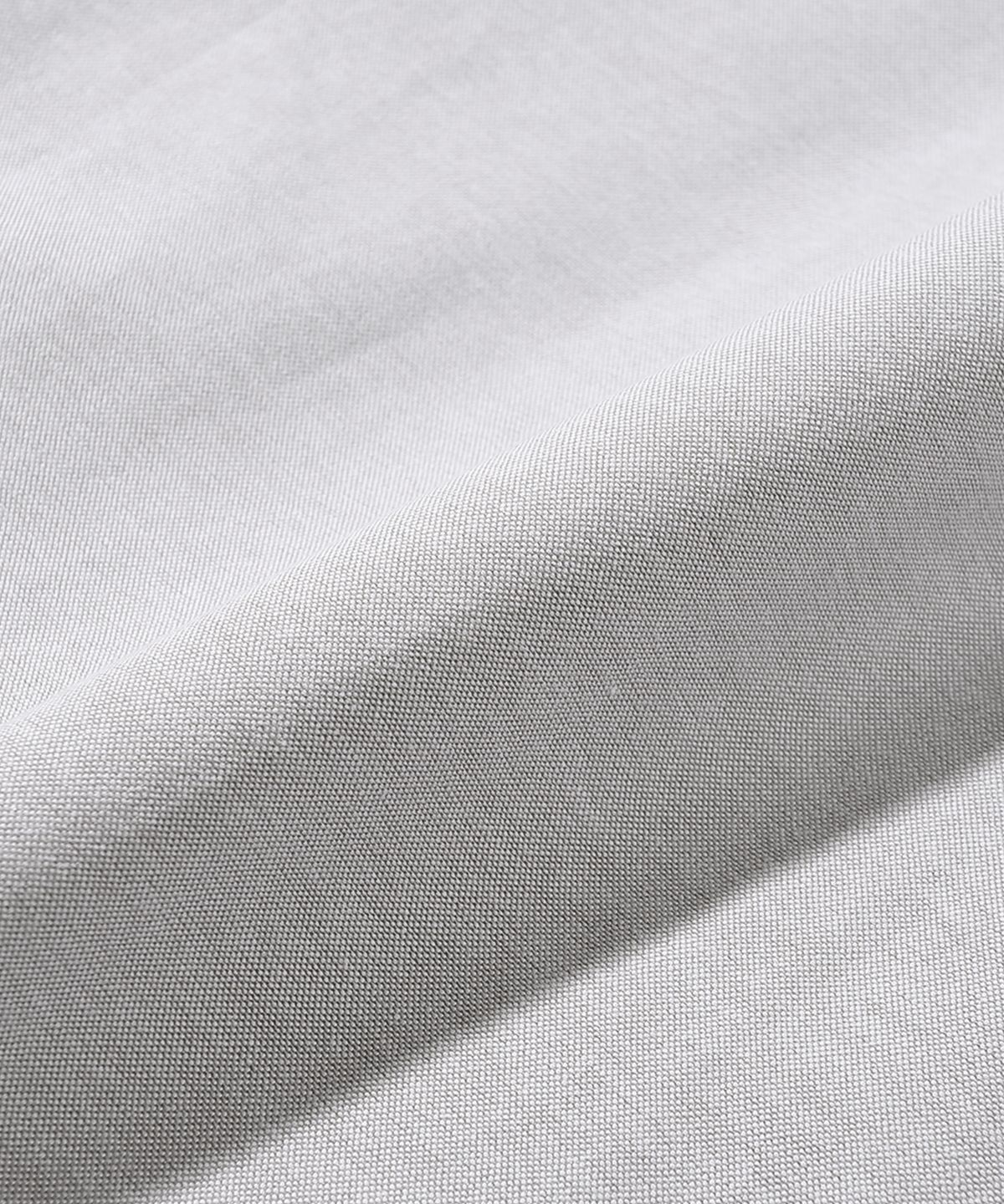 트릴리온(TRILLION) 시티보이 보트자수 옥스포드 오버핏 반팔셔츠 (ASH GRAY)