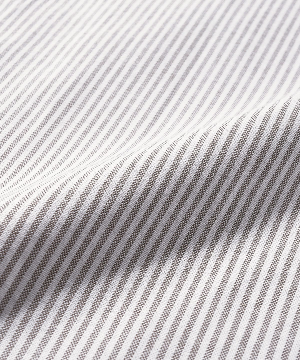트릴리온(TRILLION) 시티보이 보트자수 옥스포드 오버핏 반팔셔츠 (BROWN STRIPE)