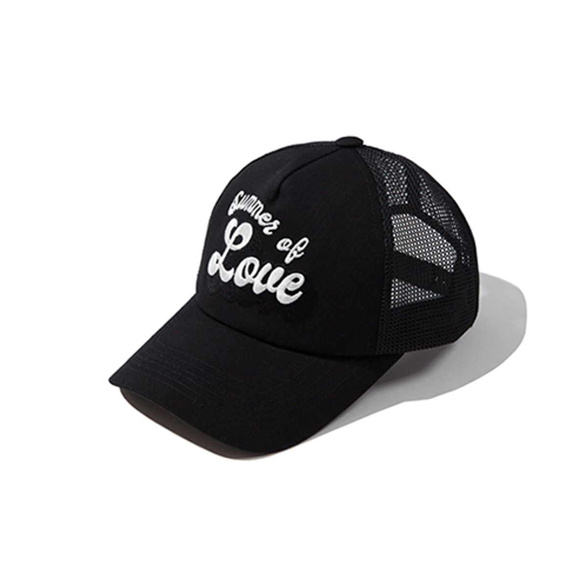 크루치(KRUCHI) SUMMER OF LOVE MESH CAP (BLACK)