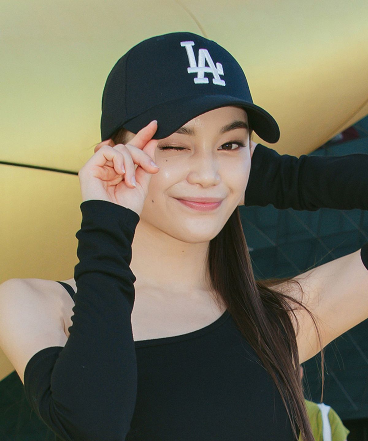 엠엘비(MLB) 뉴핏 스트럭쳐 볼캡 LA (Black)