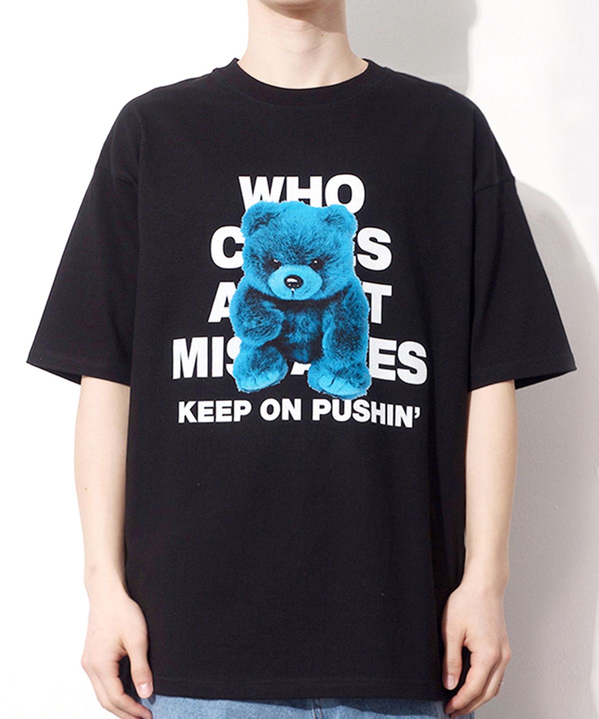 큐티에잇 가먼츠(QT8 GARMENTS) RG Rough Bear Tee (Black)
