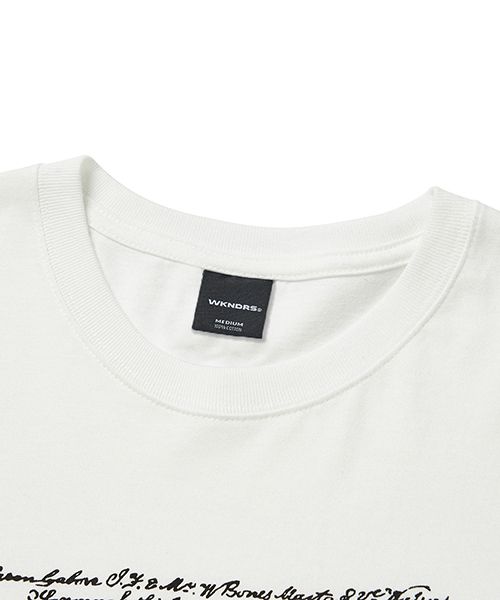 MUSINSA | WKNDRS TI SS T-SHIRT (WHITE)