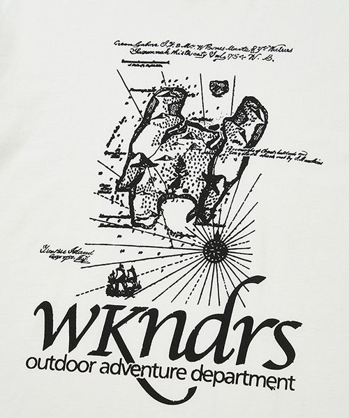 MUSINSA | WKNDRS TI SS T-SHIRT (WHITE)