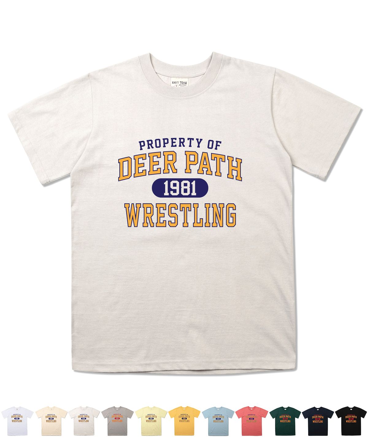 네이비팀(NAVYTEAM) NTV-PROPERTY OF DP 1981 SHORT SLEEVE