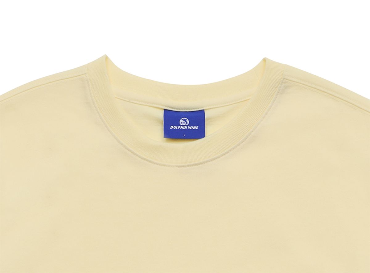 돌핀웨이브어패럴(DOLPHIN WAVE APPAREL) 돌핀 자수 와펜 포켓 티셔츠