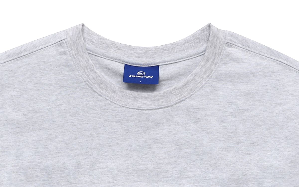 돌핀웨이브어패럴(DOLPHIN WAVE APPAREL) 돌핀 자수 와펜 포켓 티셔츠