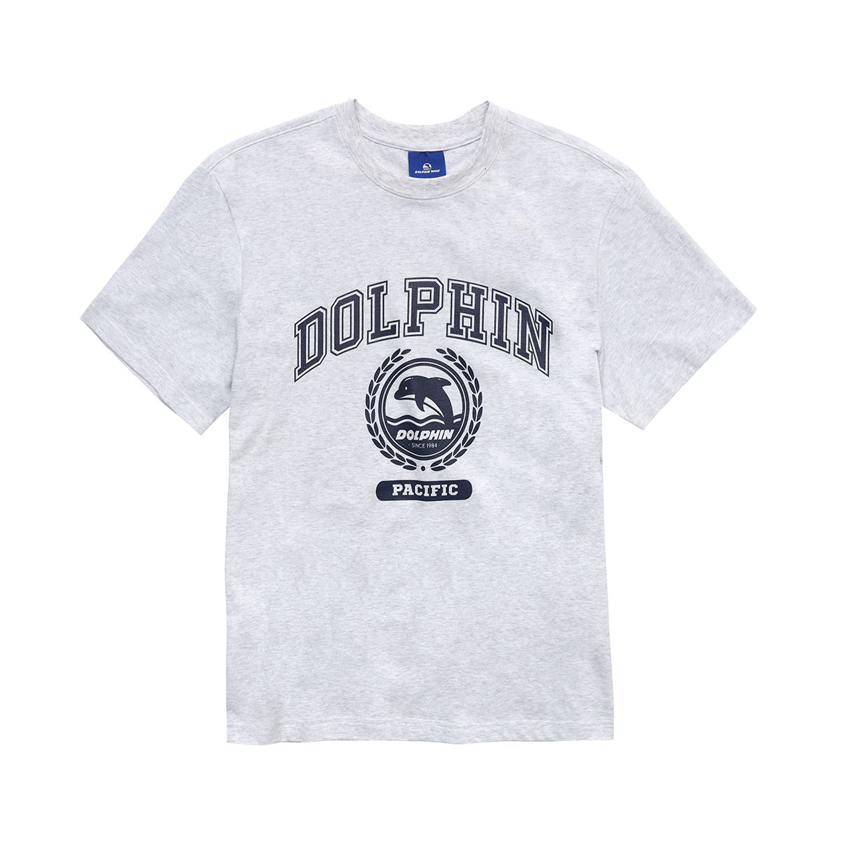 돌핀웨이브어패럴(DOLPHIN WAVE APPAREL) 돌핀 월계수 그래픽 티셔츠