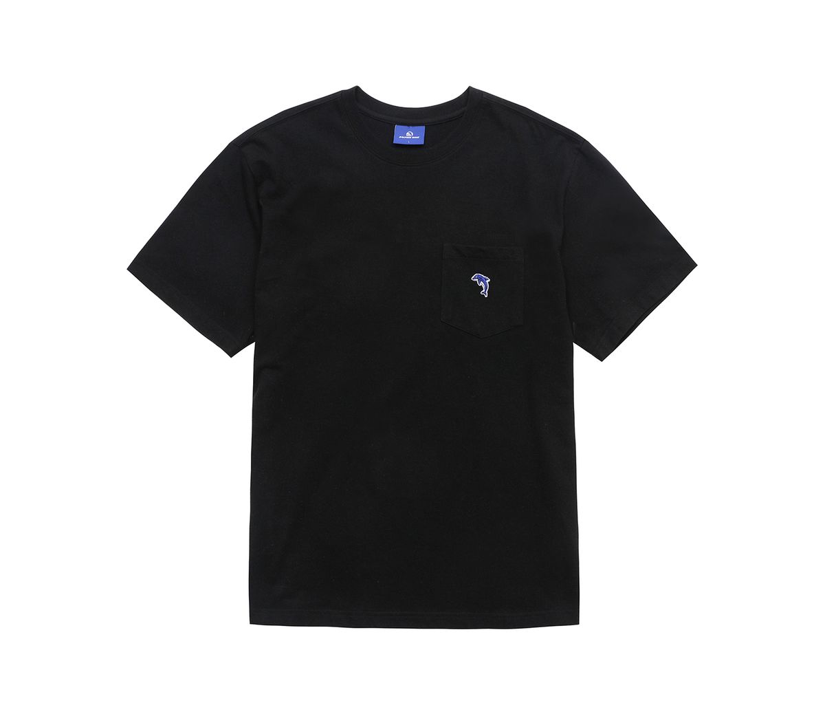 돌핀웨이브어패럴(DOLPHIN WAVE APPAREL) 돌핀 자수 와펜 포켓 티셔츠