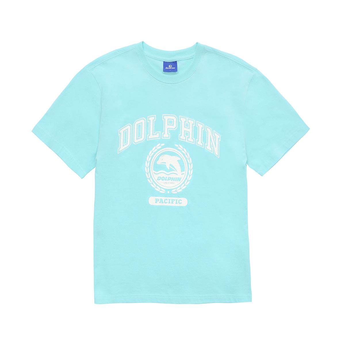 돌핀웨이브어패럴(DOLPHIN WAVE APPAREL) 돌핀 월계수 그래픽 티셔츠
