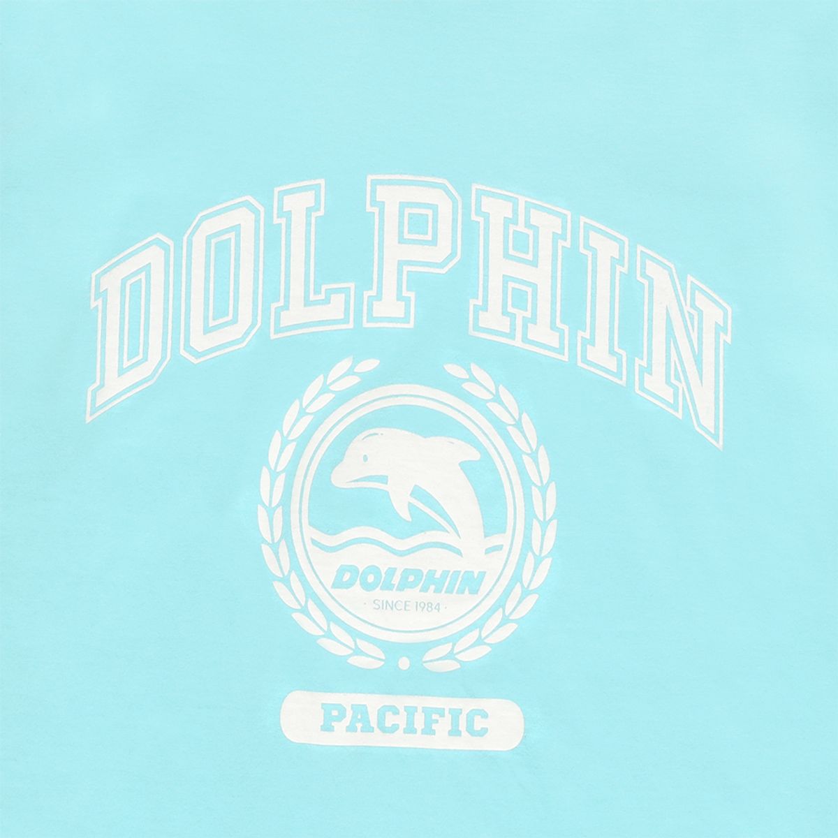 돌핀웨이브어패럴(DOLPHIN WAVE APPAREL) 돌핀 월계수 그래픽 티셔츠