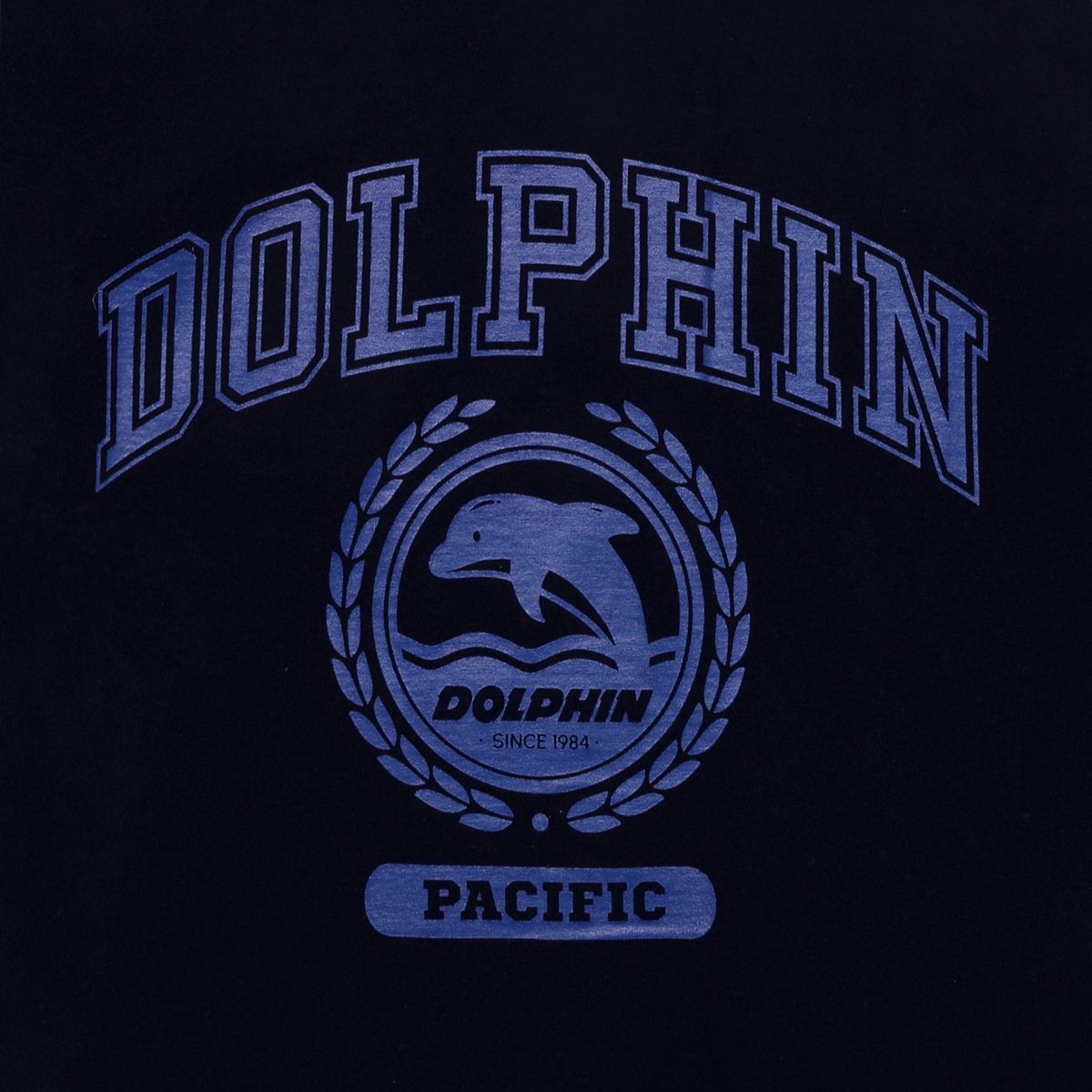 돌핀웨이브어패럴(DOLPHIN WAVE APPAREL) 돌핀 월계수 그래픽 티셔츠
