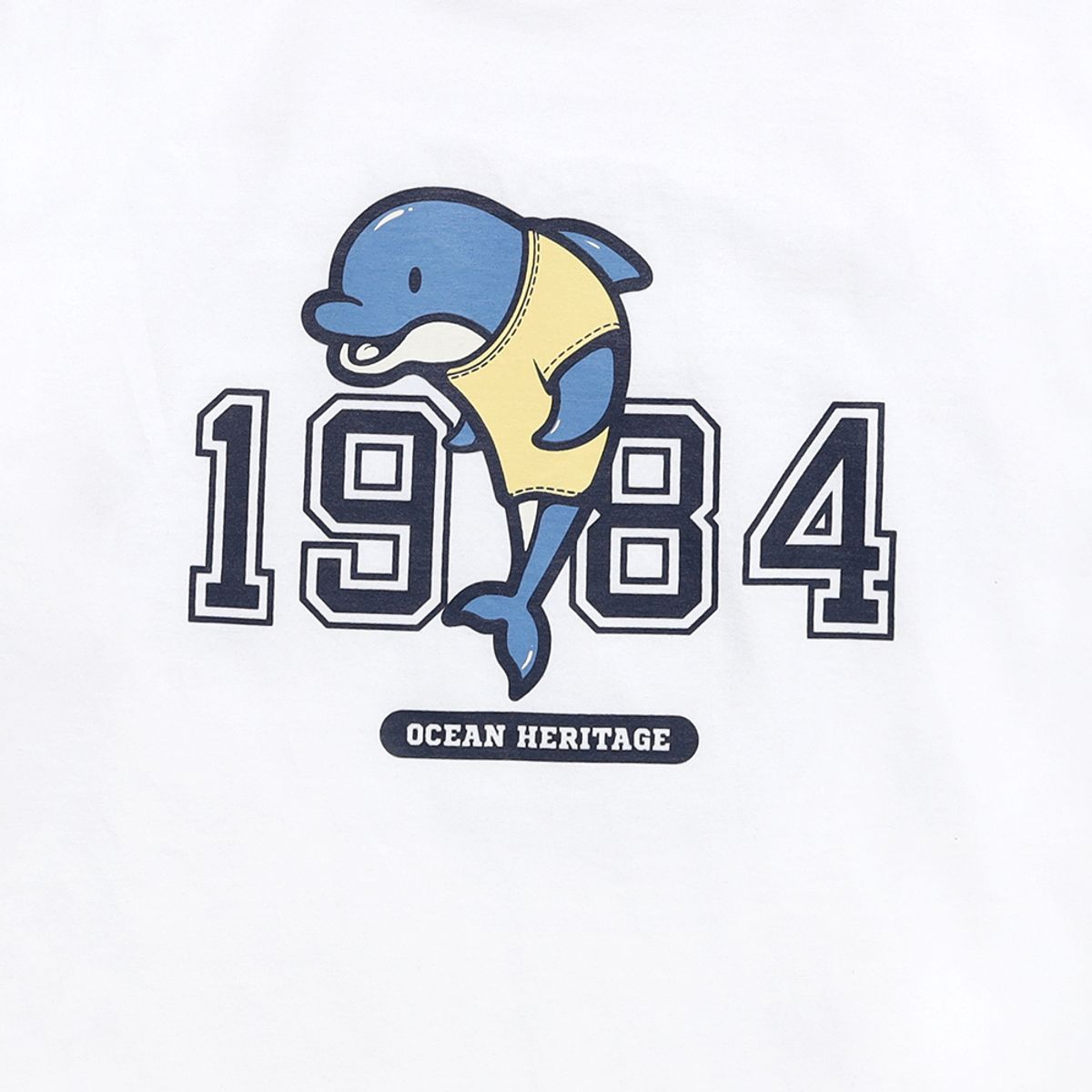 돌핀웨이브어패럴(DOLPHIN WAVE APPAREL) 돌핀 1984 그래픽 티셔츠