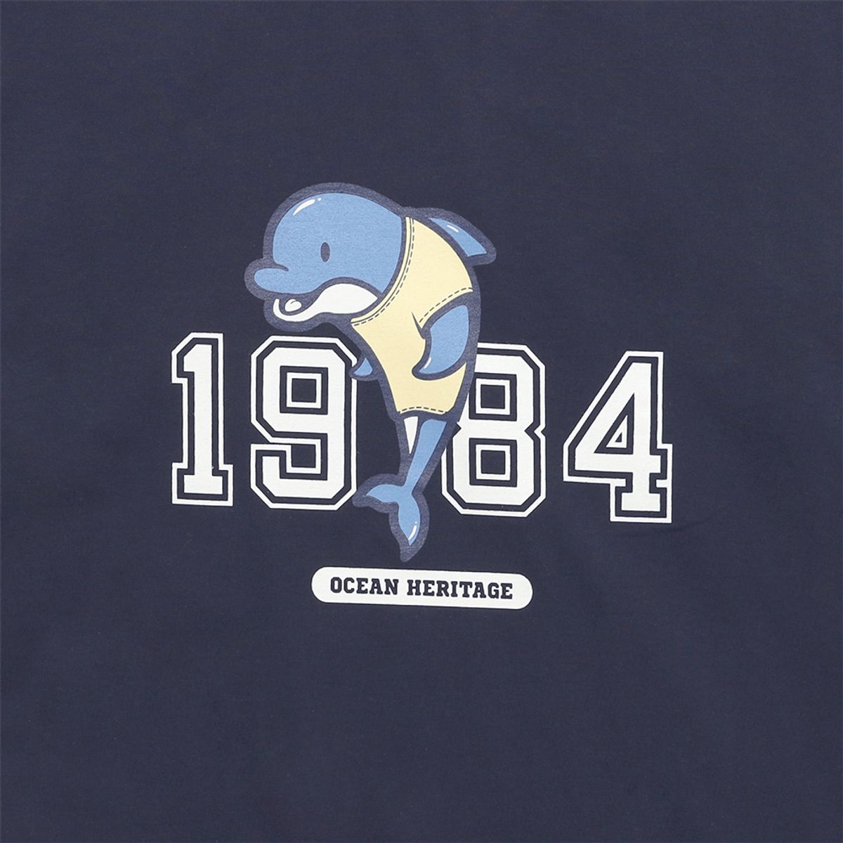 돌핀웨이브어패럴(DOLPHIN WAVE APPAREL) 돌핀 1984 그래픽 티셔츠