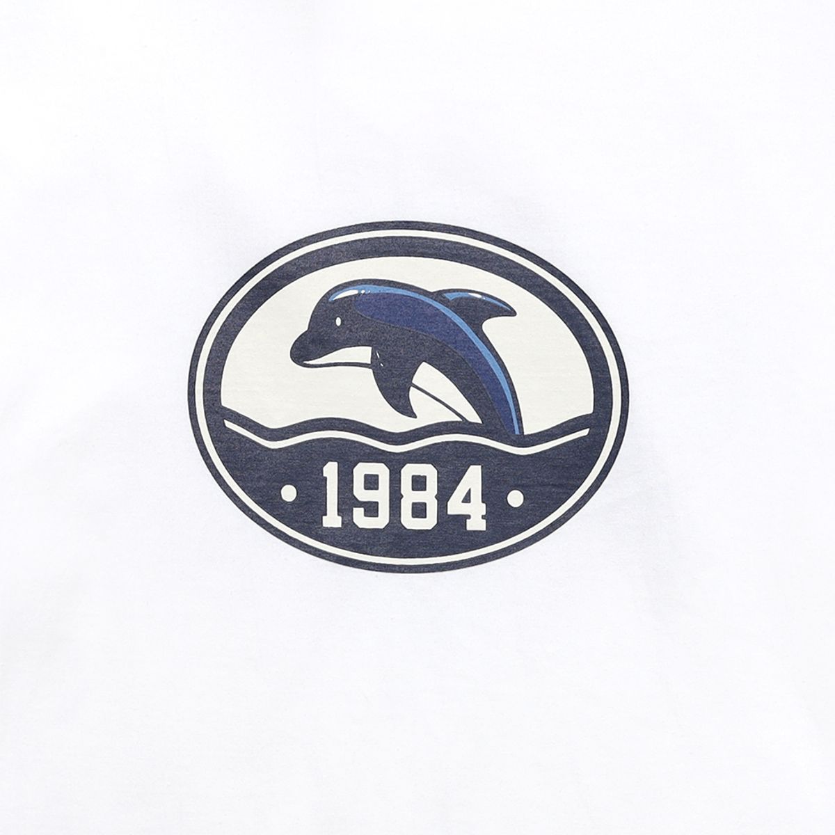 돌핀웨이브어패럴(DOLPHIN WAVE APPAREL) 돌핀 타원 그래픽 티셔츠