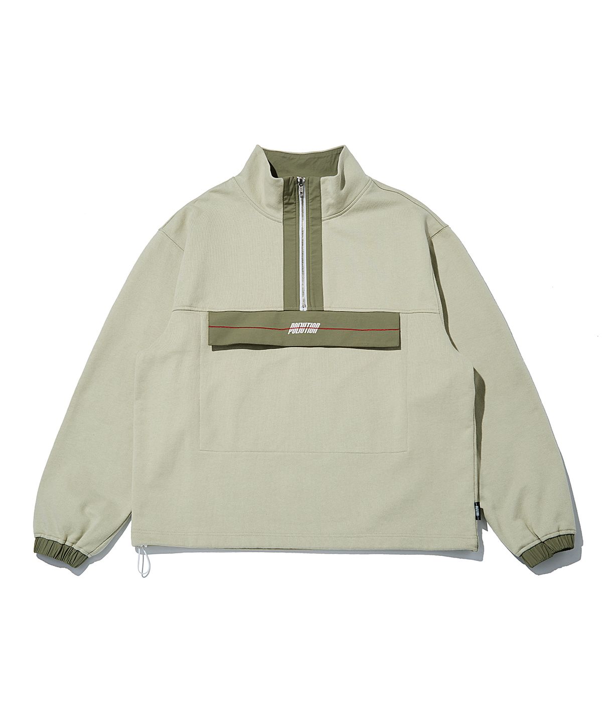 폴루션(POLLUTION) MENS SWEAT ANORAK