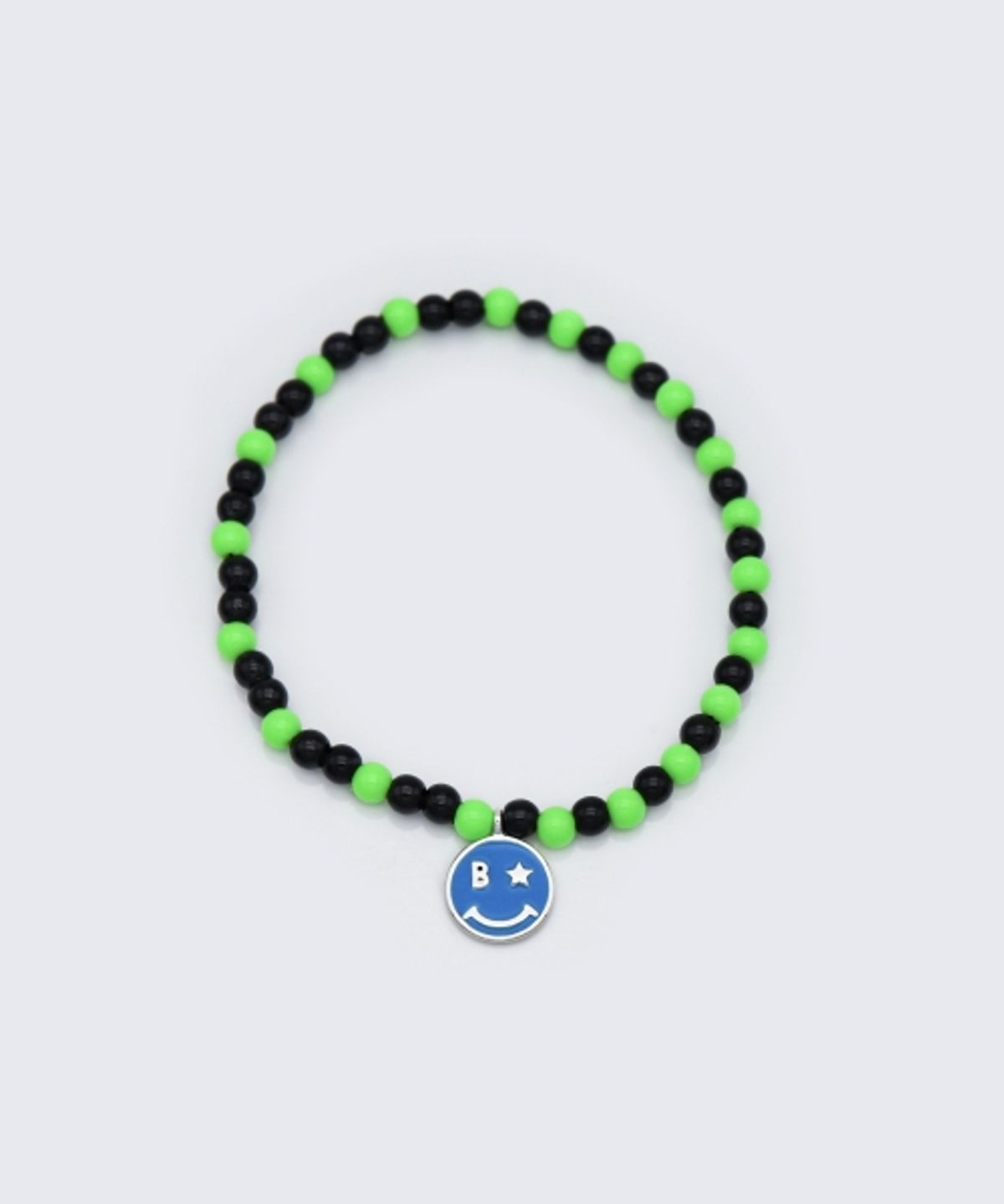 봉보(BONBEAU) Coloring Smile charm Acrylic ball Bracelet 컬러 에폭시 스마일 참 아크릴 볼 팔찌