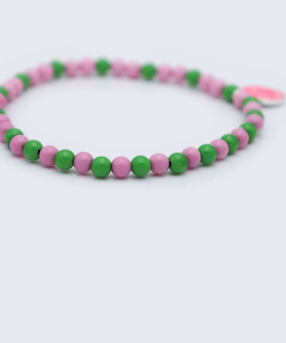 봉보(BONBEAU) Coloring Smile charm Acrylic ball Bracelet 컬러 에폭시 스마일 참 아크릴 볼 팔찌