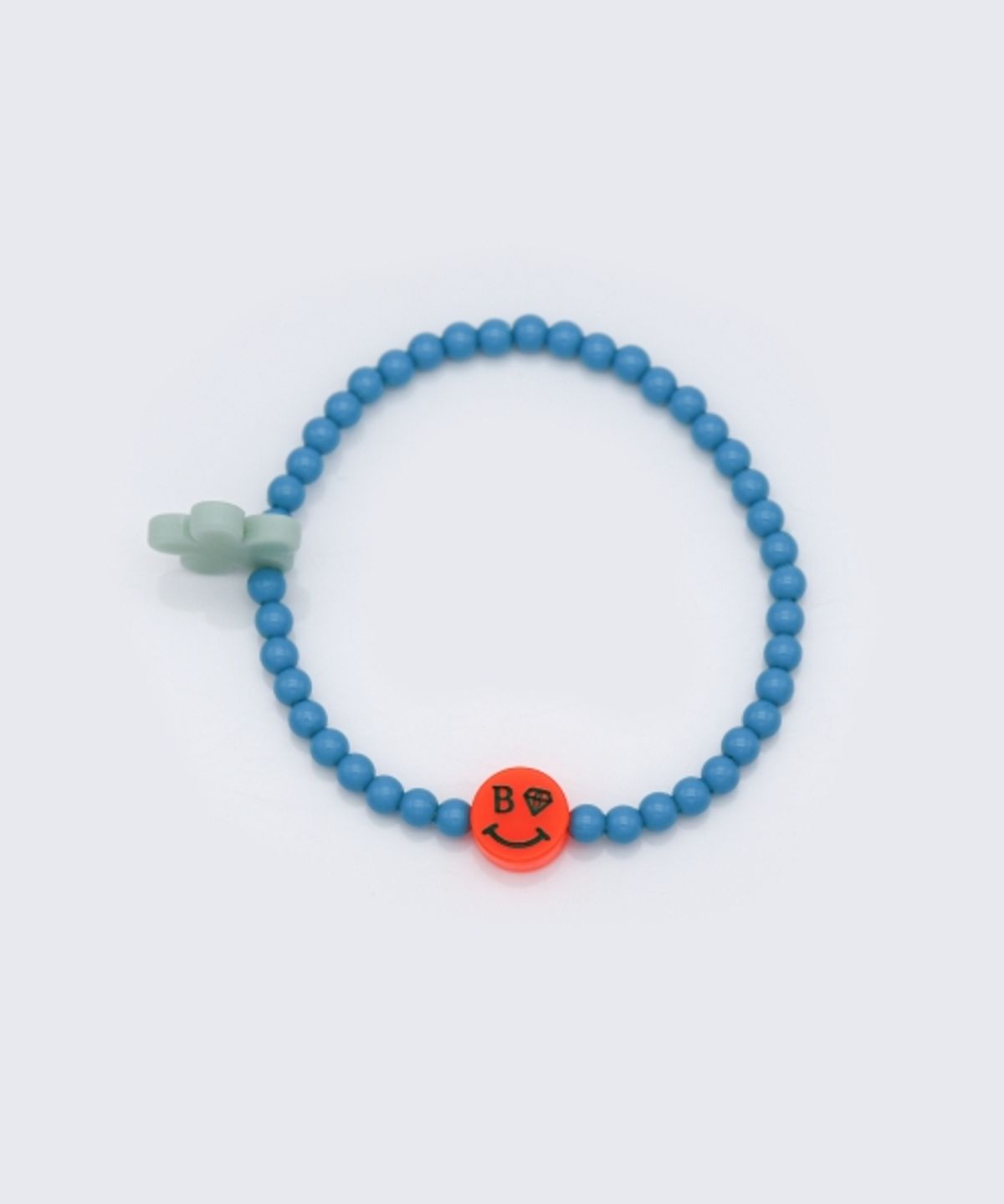봉보(BONBEAU) Aloha color acrylic ball Bracelet 컬러 스마일 앤 플라워 참 포인트 아크릴 볼 팔찌