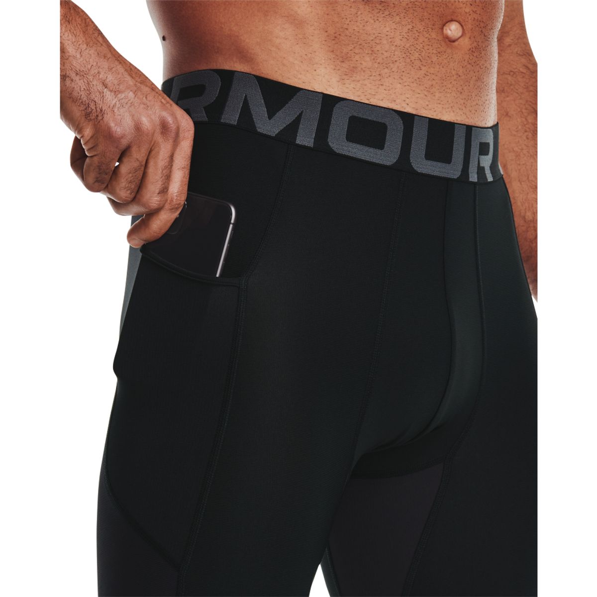 언더아머(UNDERARMOUR) 히트기어 3/4 레깅스 1361588-001