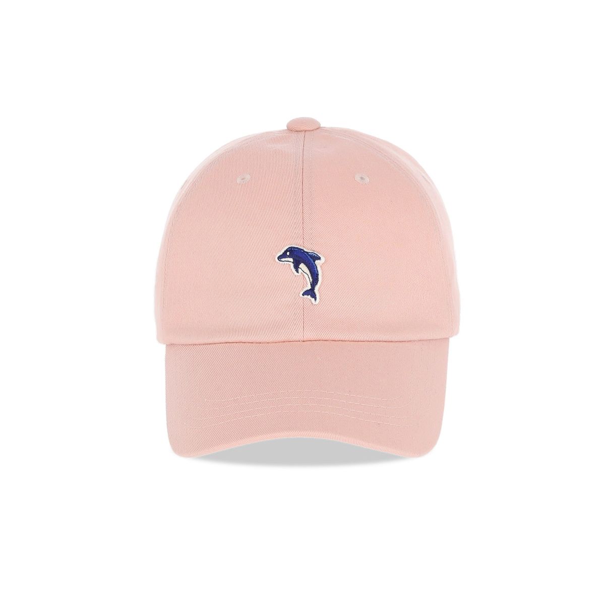 돌핀웨이브어패럴(DOLPHIN WAVE APPAREL) 돌핀 미니자수볼캡 라이트핑크