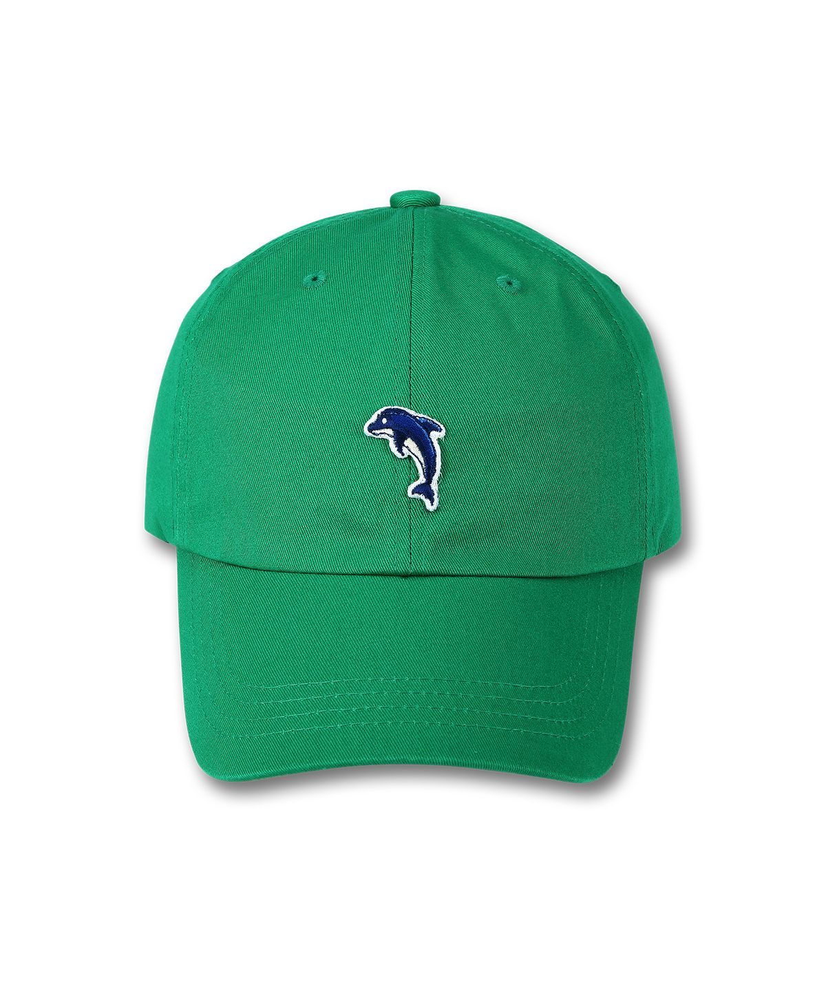 돌핀웨이브어패럴(DOLPHIN WAVE APPAREL) 돌핀 미니자수볼캡 그린