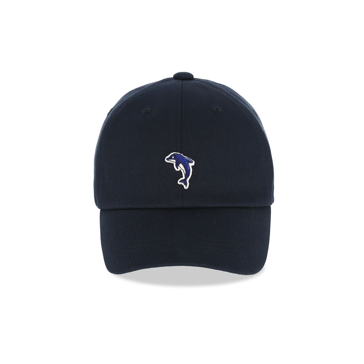 돌핀웨이브어패럴(DOLPHIN WAVE APPAREL) 돌핀 미니자수볼캡 네이비