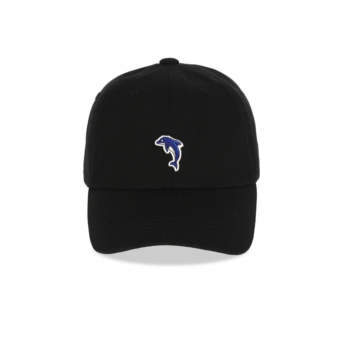 돌핀웨이브어패럴(DOLPHIN WAVE APPAREL) 돌핀 미니자수볼캡 블랙