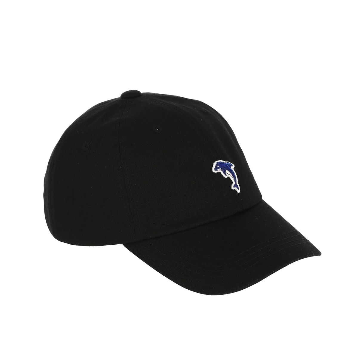 돌핀웨이브어패럴(DOLPHIN WAVE APPAREL) 돌핀 미니자수볼캡 블랙