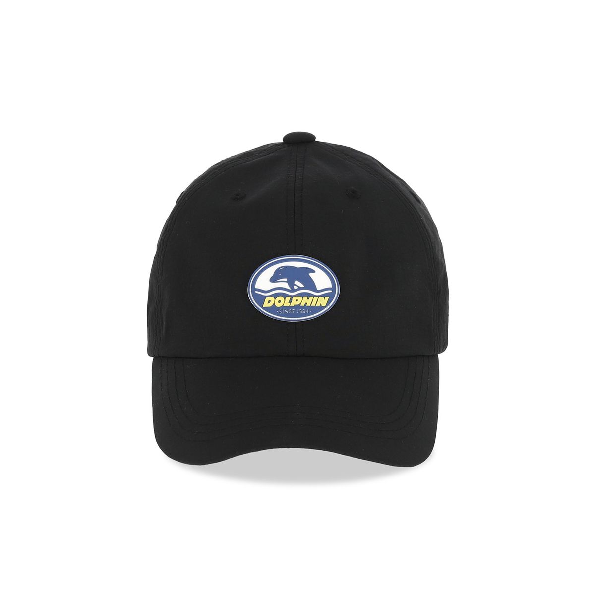 돌핀웨이브어패럴(DOLPHIN WAVE APPAREL) 돌핀 실리콘와펜 볼캡 블랙