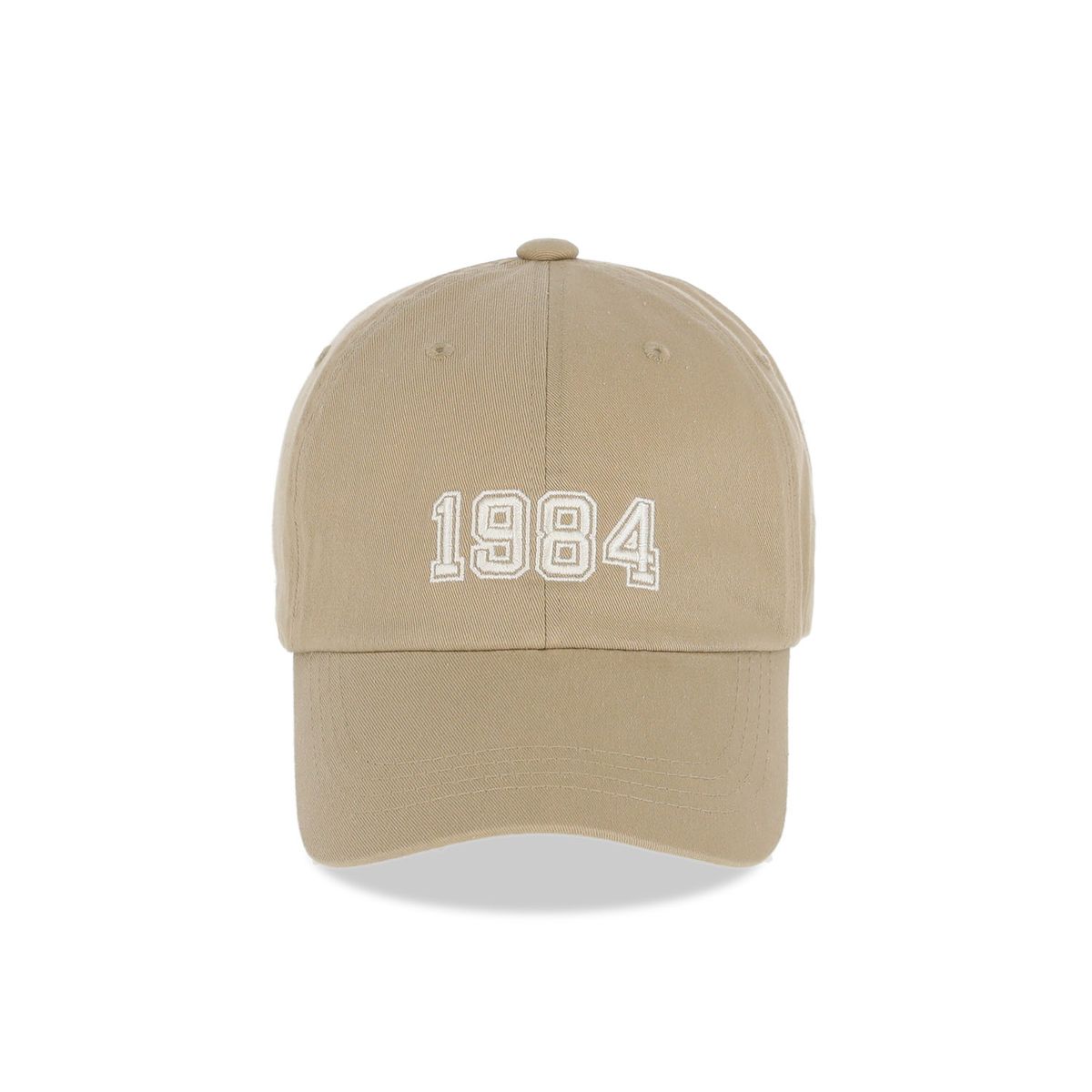 돌핀웨이브어패럴(DOLPHIN WAVE APPAREL) 돌핀 1984 자수 볼캡 베이지