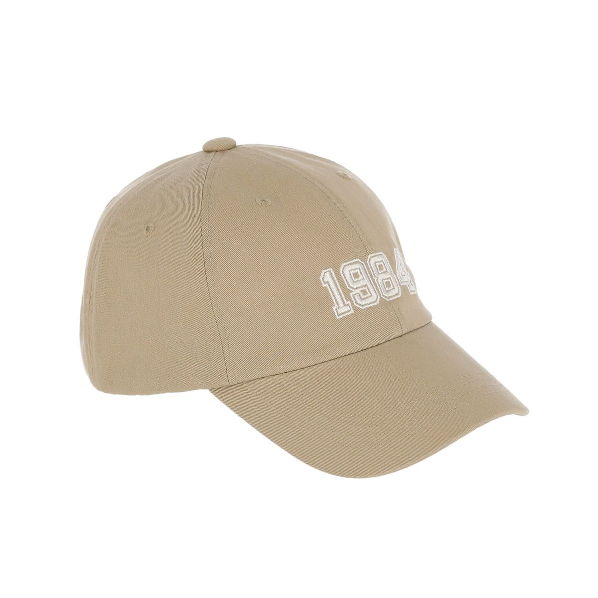 돌핀웨이브어패럴(DOLPHIN WAVE APPAREL) 돌핀 1984 자수 볼캡 베이지