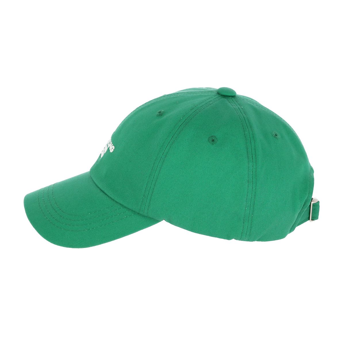 돌핀웨이브어패럴(DOLPHIN WAVE APPAREL) 돌핀 레터링 자수 볼캡 그린