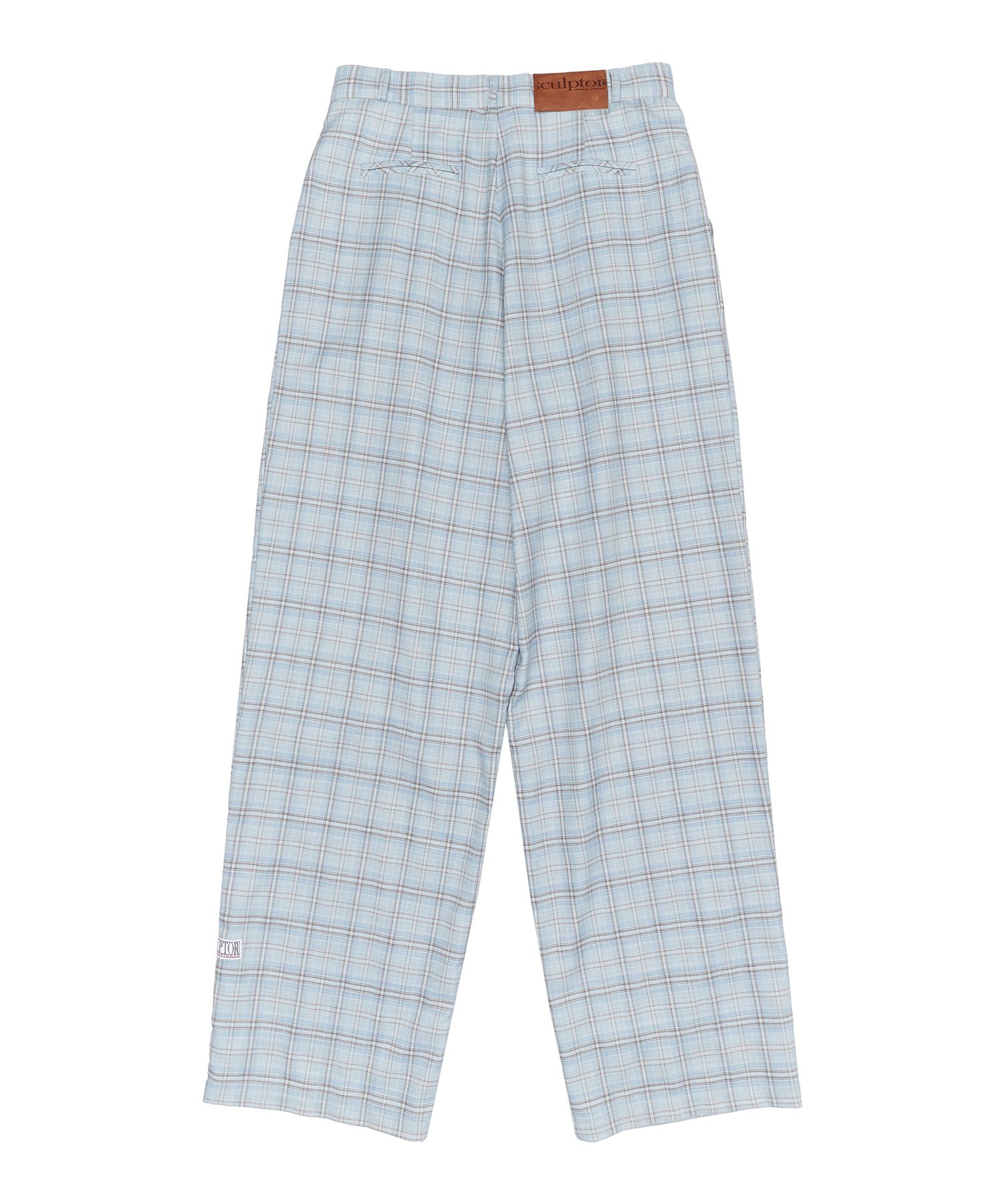 ★SCULPTOR★送料込★韓国★人気★正規品★Check Pin Tuck Pants MUSINSA | SCULPTOR Check Pin Tuck Pants Green